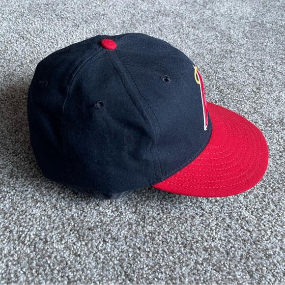 RARE Vintage California Angels New Era Baseball Made In USA Cap Sz 7.5 - Picture 8 of 13